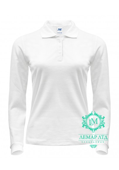 Футболка Поло жіноча з довгим рукавом JHK POLO REGULAR LADY LS